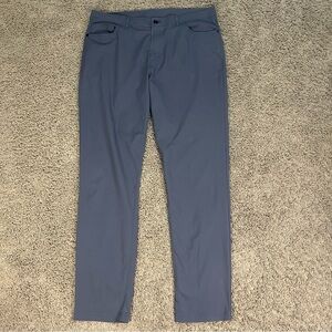 Public Rec Pants Mens 38x36 Fit38x33 Blue Gray Active Performance Stretch Casual